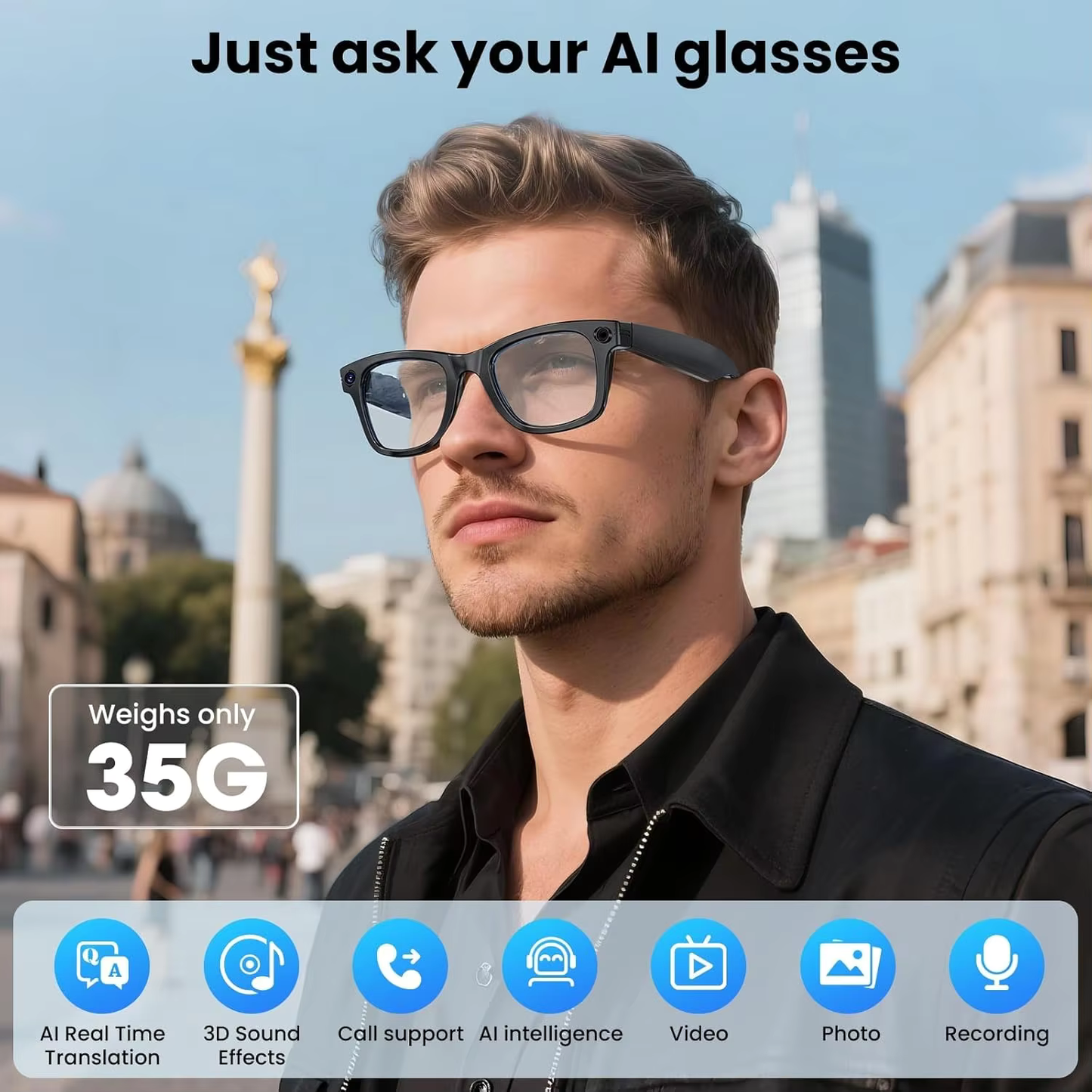Lensora™ AI Smart Glasses