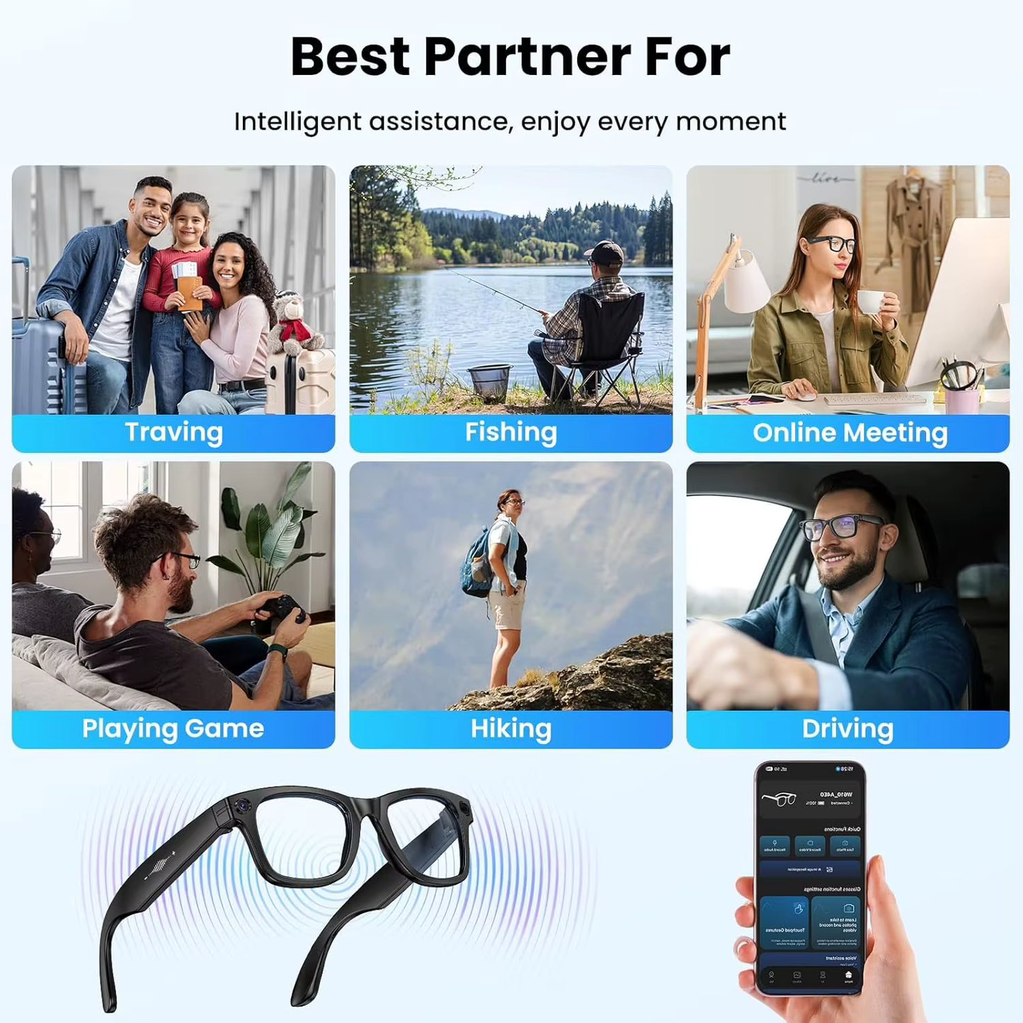 Lensora™ AI Smart Glasses