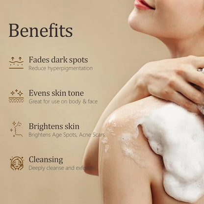 SkinGlow™ Kojic Turmeric Soap Bar