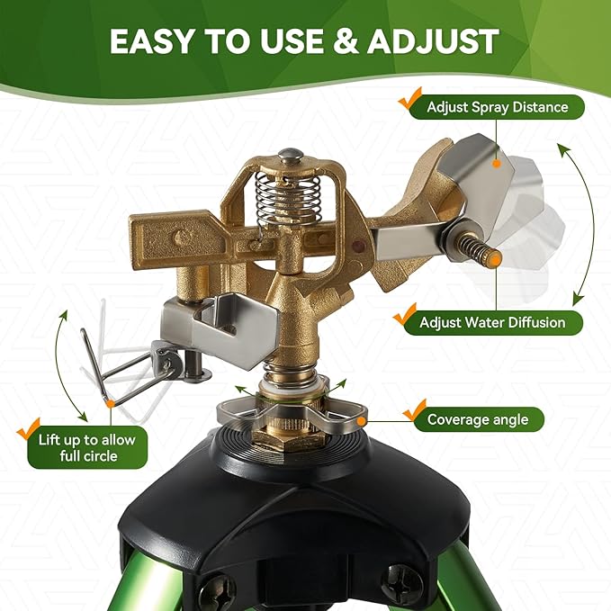 AquaReach™ – Tripod Lawn Sprinkler Pro