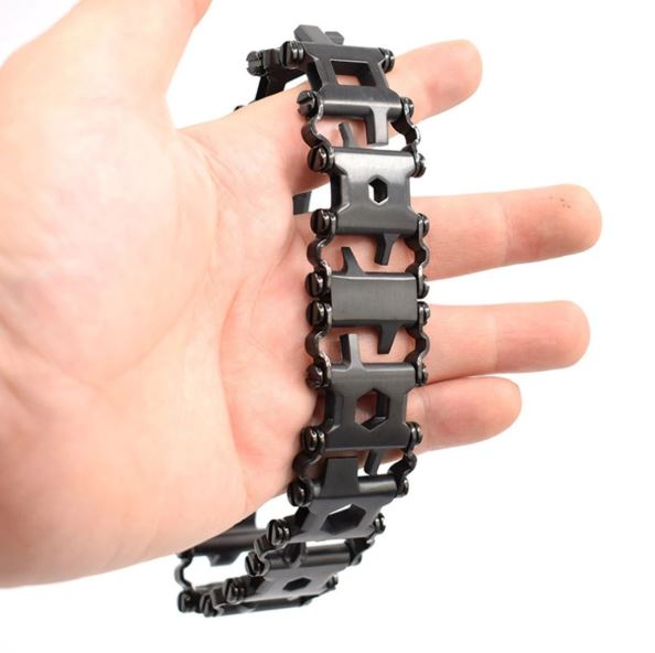 Black Multi Functional Tread Bracelet