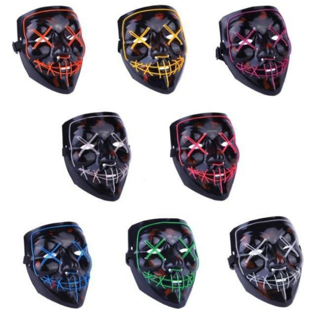 8 Purge LED Halloween Mask