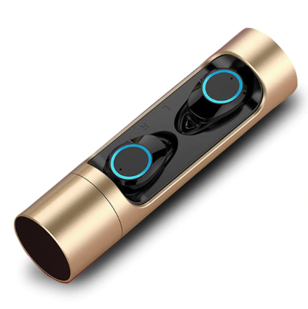 Gold Waterproof Wireless Earbuds