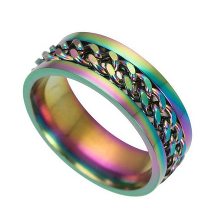 Multi Color Fidget Rings