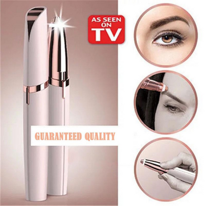 Pink Eyebrow Epilator Function