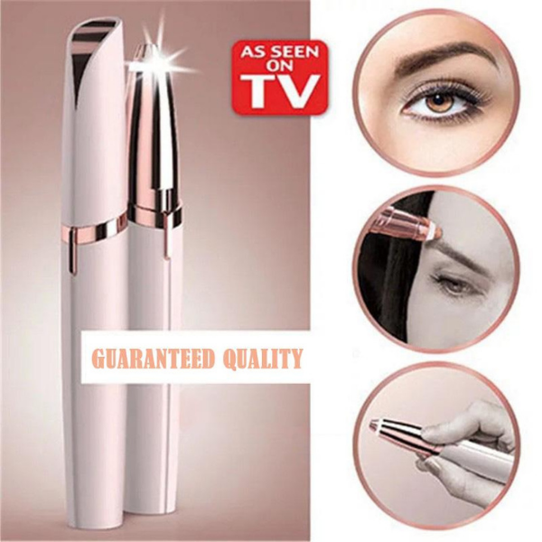 Pink Eyebrow Epilator Function