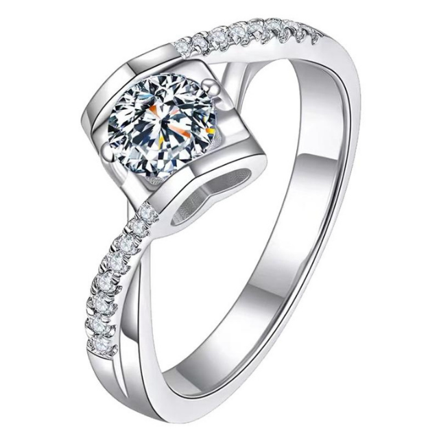 Heart Angel Kiss Ring