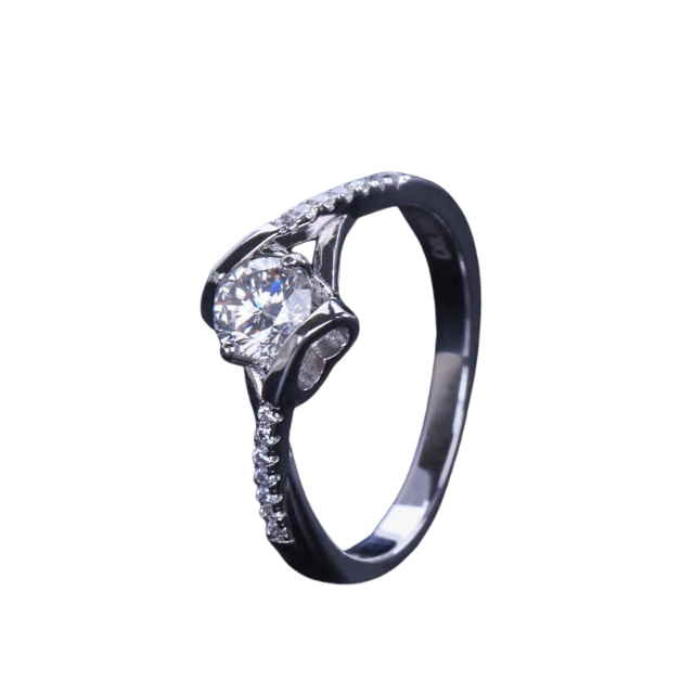 Heart Angel Kiss Ring