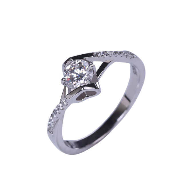 Heart Angel Kiss Ring