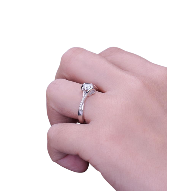 Heart Angel Kiss Ring