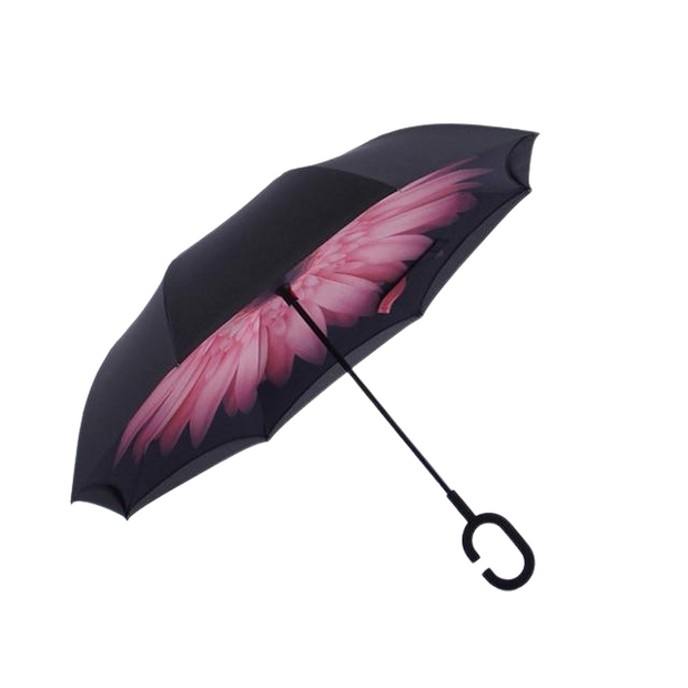 Pink Inverted Umbrella
