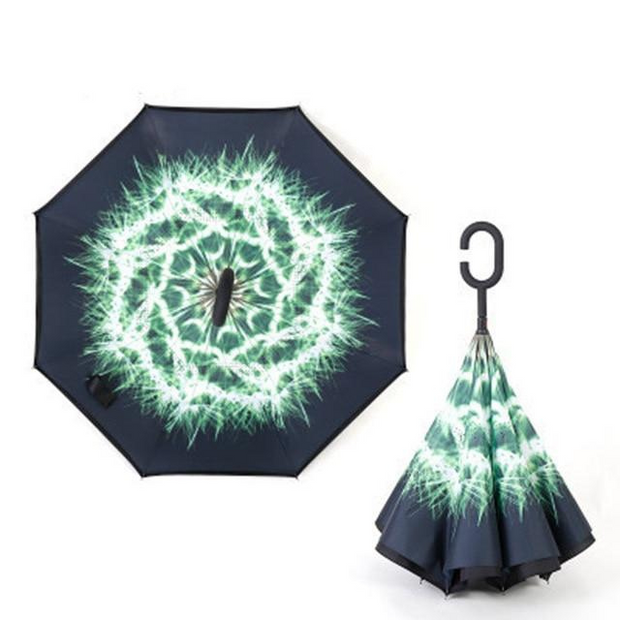 Green Grass Inverted Umbrella