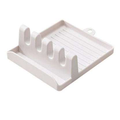 White Kitchen Utensil Rest