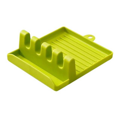 Green Kitchen Utensil Rest