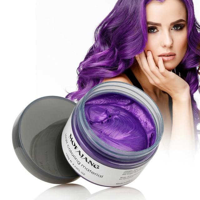Purple Hair Color Wax