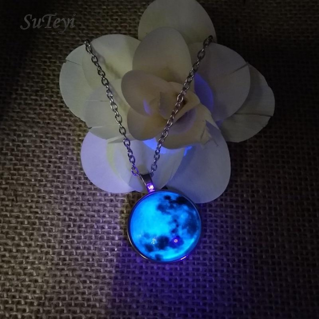 Blue Moon Glow Necklace