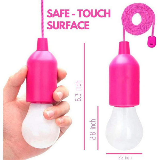 portable LED bulblight size