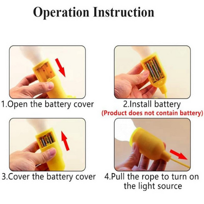 portable LED bulblight function