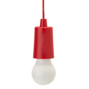 Red portable LED bulblight