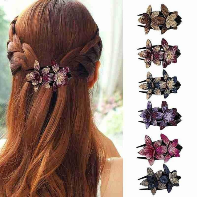 Flower Hair Clips