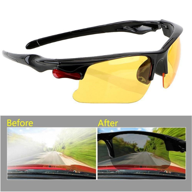 Yellow Night Vision Glasses Function