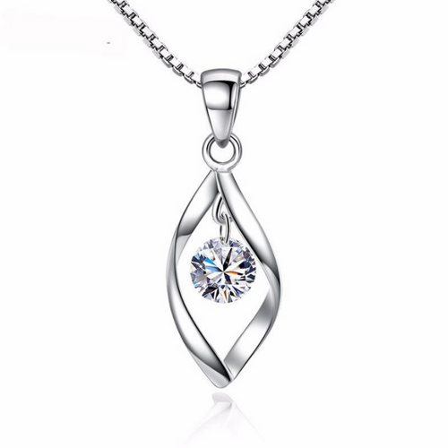 Twist Pendant Necklace