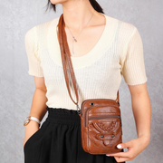 Brown Leather Shoulder Bag