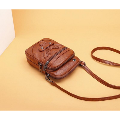 Brown Leather Shoulder Bag