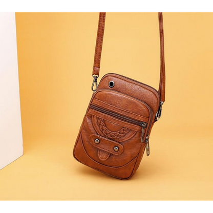 Brown Leather Shoulder Bag