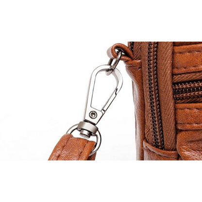 Brown Leather Shoulder Bag