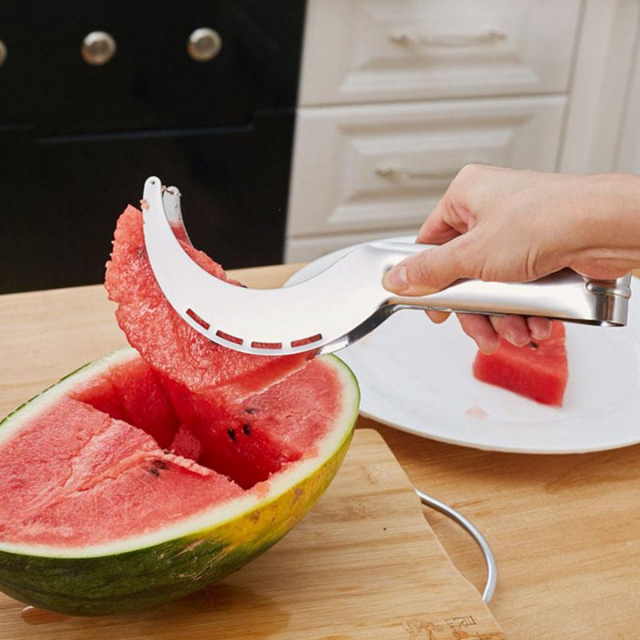 Silver Watermelon Slicer