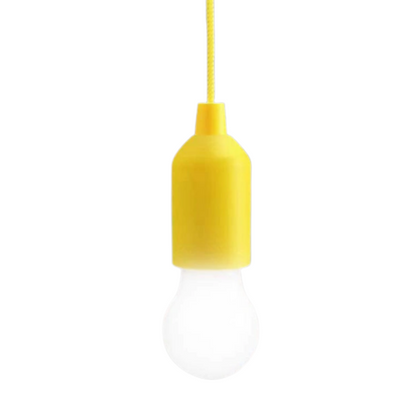 Yellow portable LED bulblight