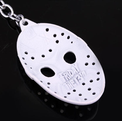 White Halloween Keychain