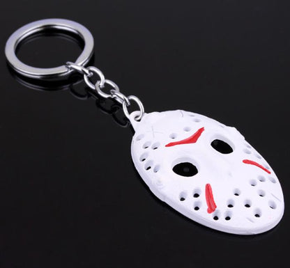 White Halloween Keychain