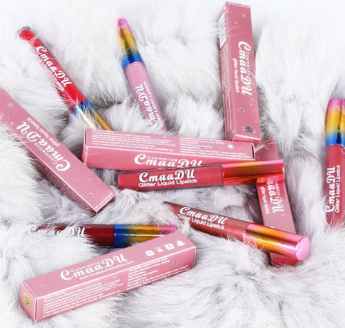 Pink Glitter Lipstick