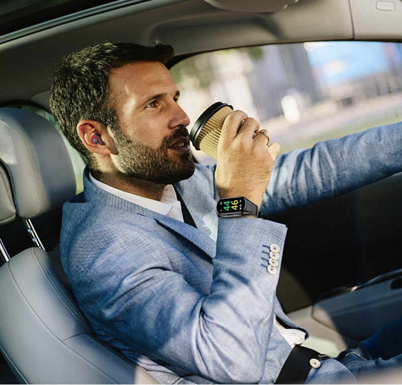 Smart Watch With Earbuds