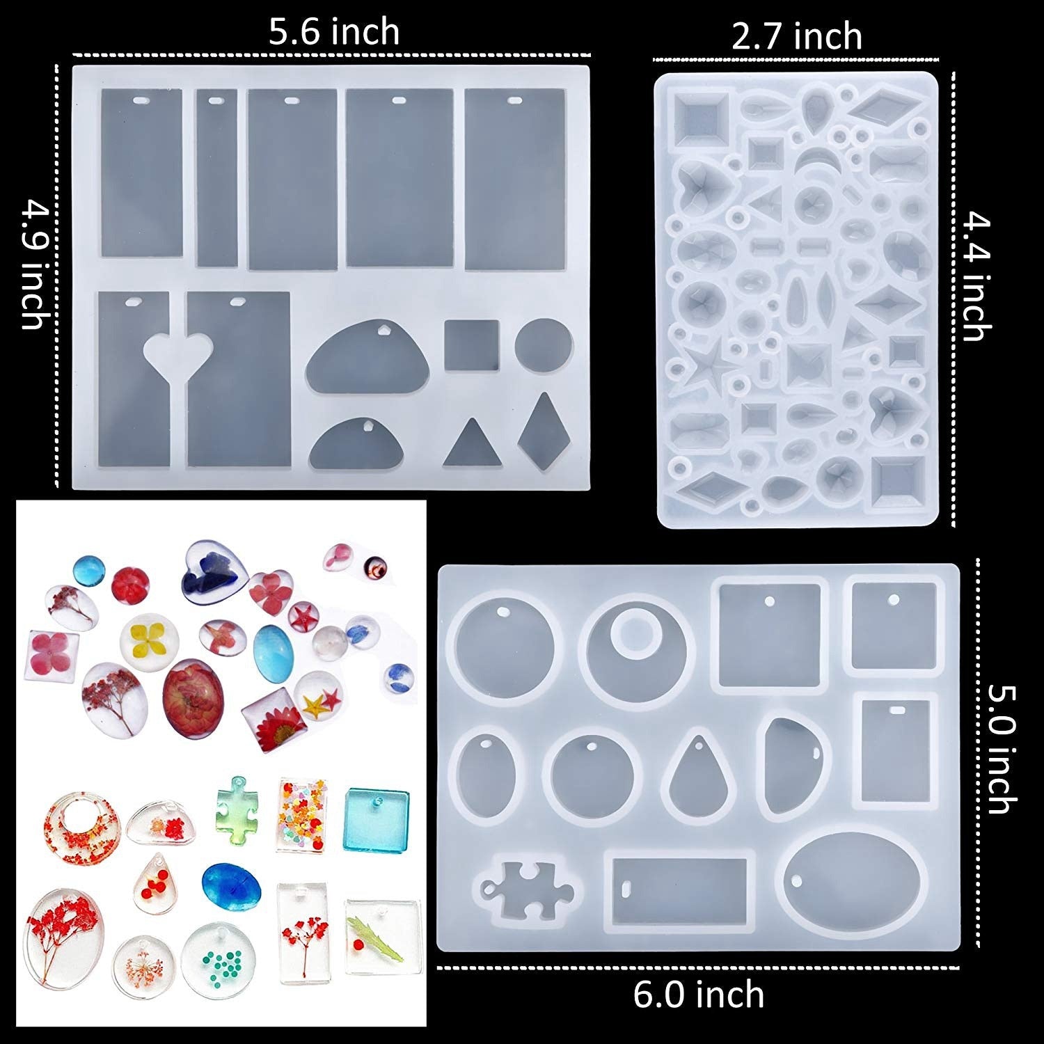 Crystal Mold Set Size