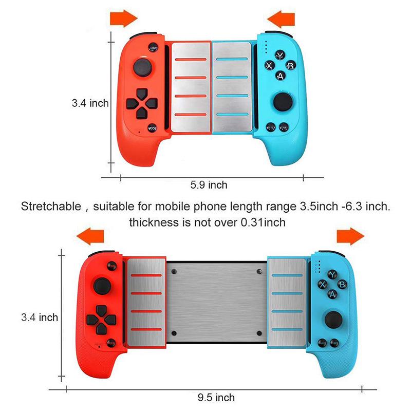 Bluetooth Game Controller Size