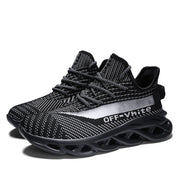 Off-Vhite Black Sneakers