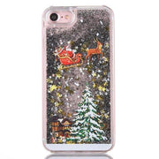 Black Glitter Christmas iPhone Case