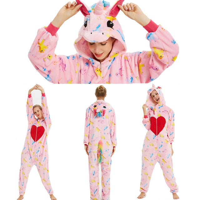 Adult Love Unicorn Onesies