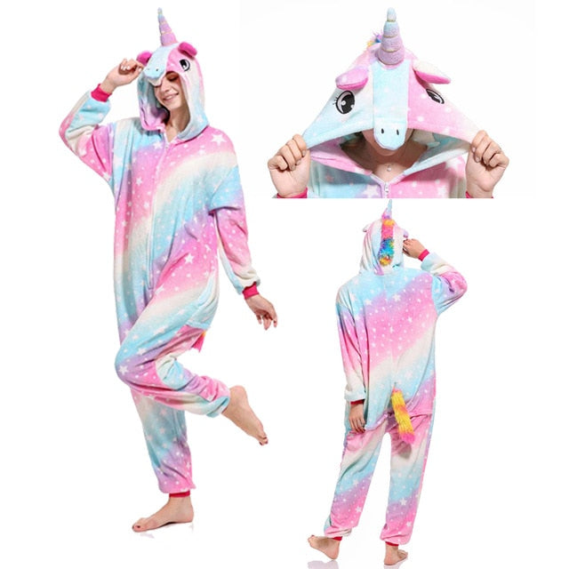 Adult Galaxy Unicorn Onesies