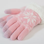 Pink Winter Gloves
