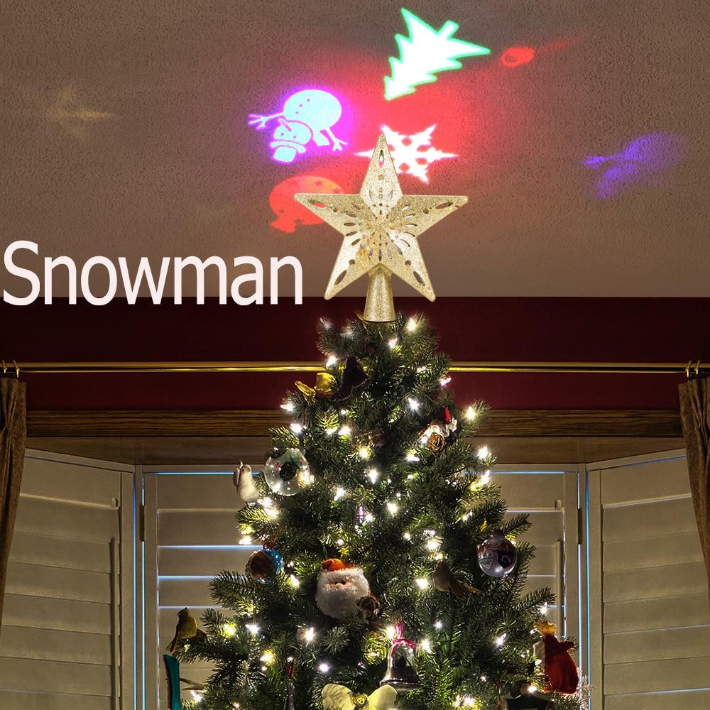 Snowman Christmas Tree Star