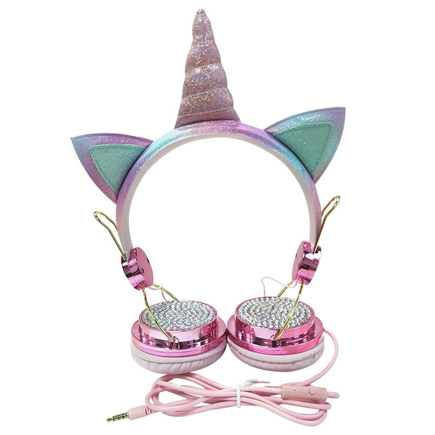 Pink Unicorn Headset