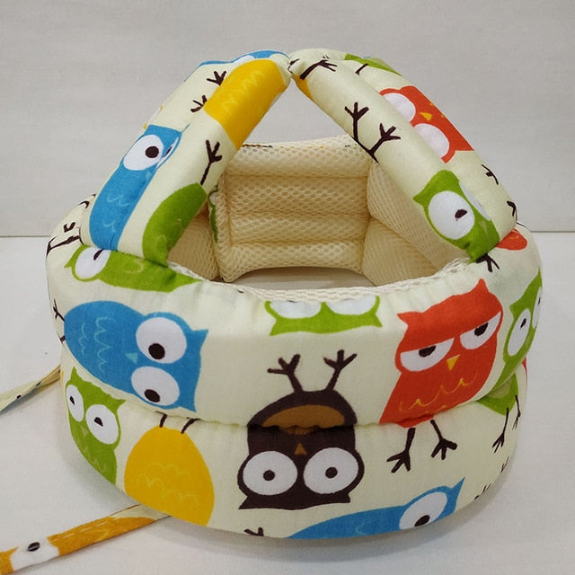 Green Owl Baby Helmet