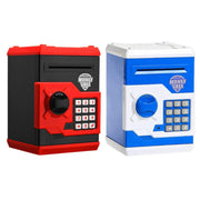 Blue And Red Electronic Bank
