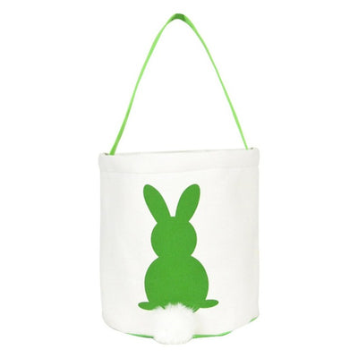 Green Easter Bunny Tote Bag