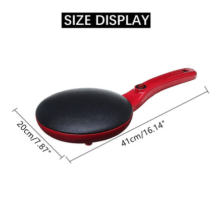 Red Crepe Maker Size