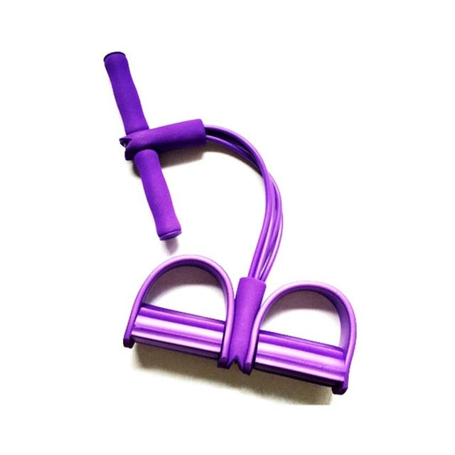 Purple 4 Tube Resistance Bands